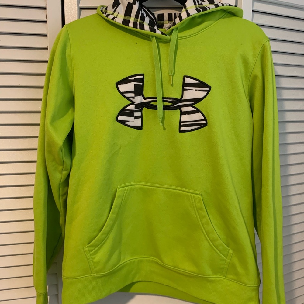 Lime Green Under Armour Hoodie